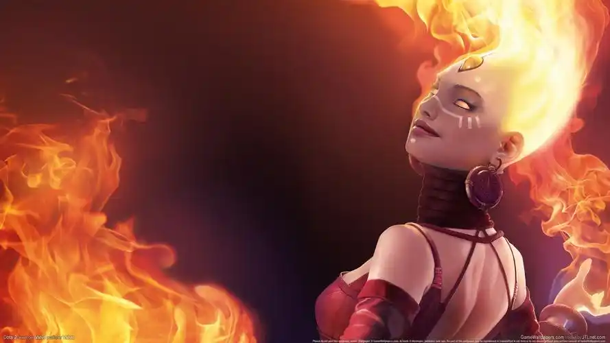 dota2莉娜火女壁纸