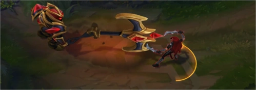 今年迟到的msi专属皮肤征服者泰坦上手特效一般但寓意满分