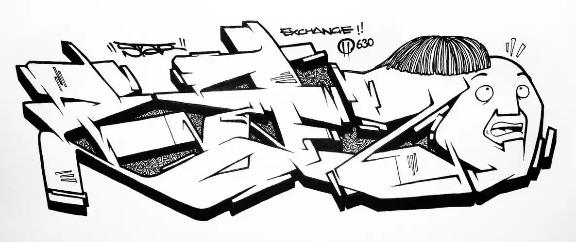 近段时间的中文涂鸦手稿