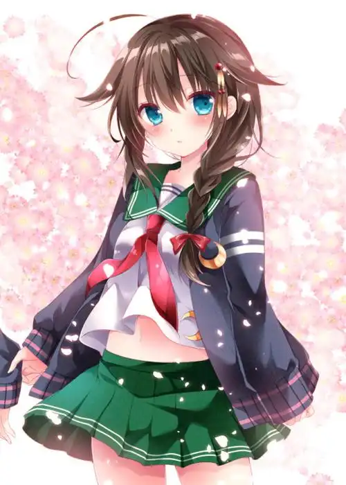 少女,校服,校园风 ,制服 _ 校服 少女 二次元 动漫 校服 水手服 少女