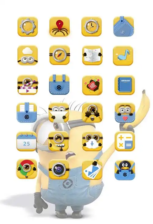 小黄人主题图标