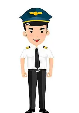 卡通机长图片_卡通机长素材_卡通机长模板免费下载-六图网