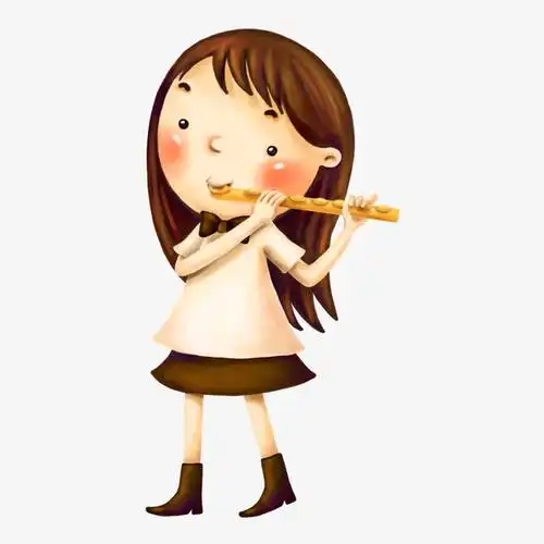 关键词 : 小女孩,笛子,卡通,矢量,矢量图,装饰