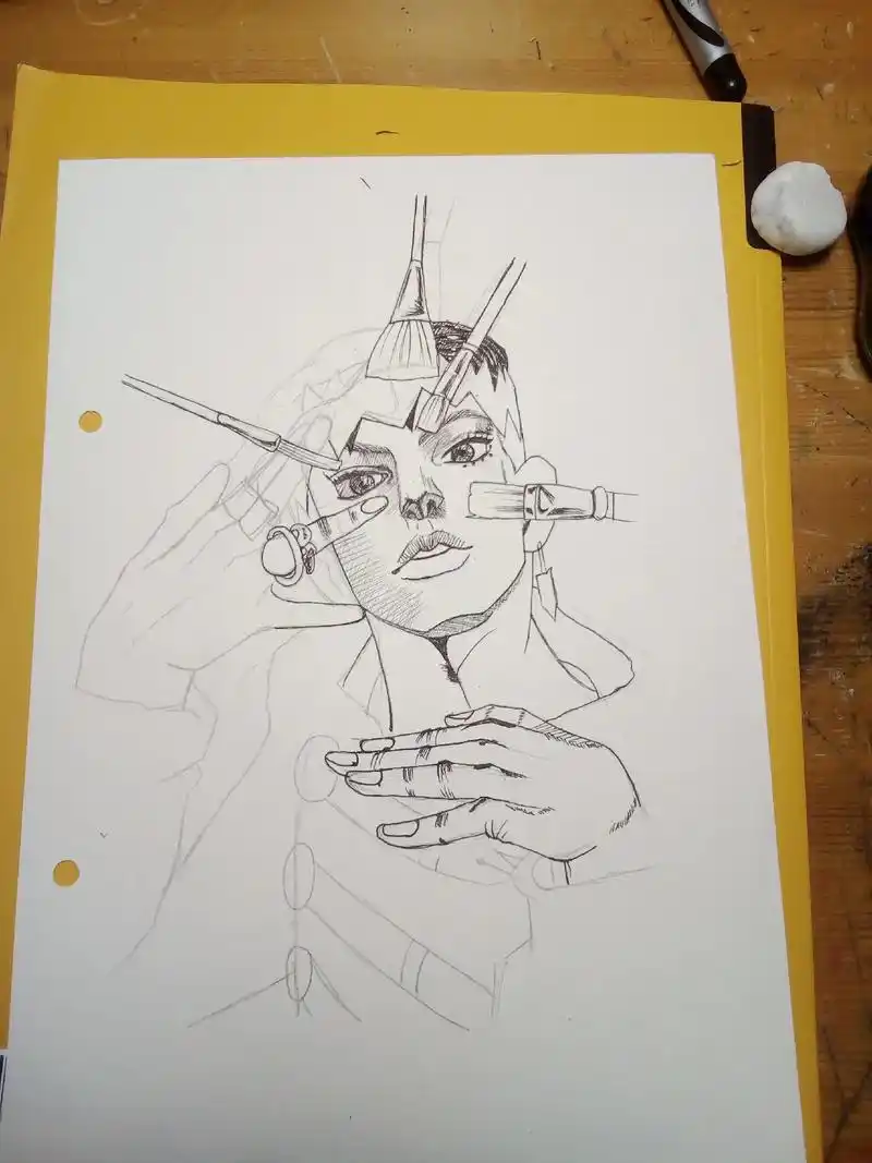速写人物 #手绘 #动漫手绘  - 抖音