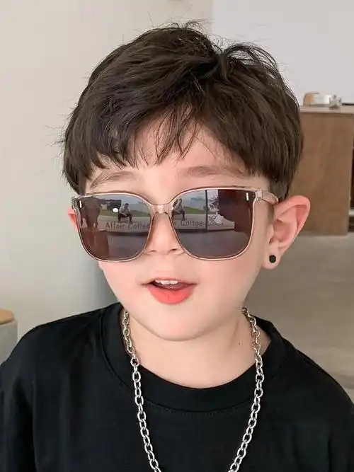 儿童墨镜潮男孩太阳眼镜防紫外线护眼酷宝宝小帅气4岁遮阳时尚女