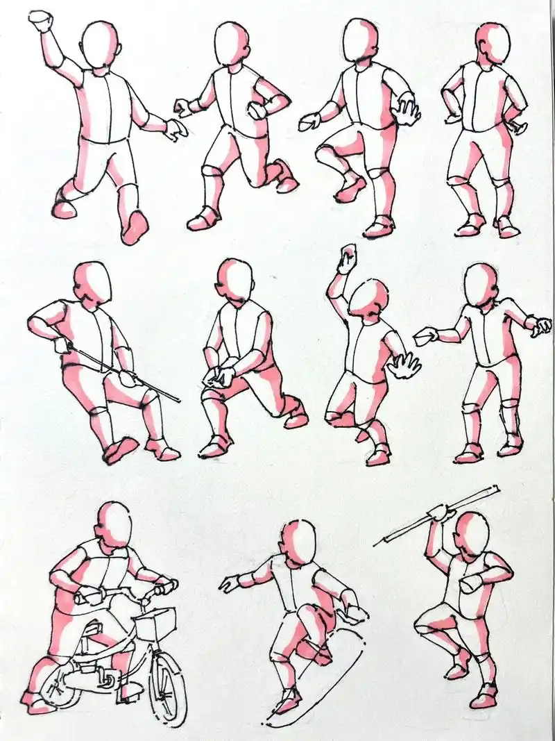 速写运动动态合集～阁下喜欢吗?#人体结构 #美术生 #速写默 - 抖音