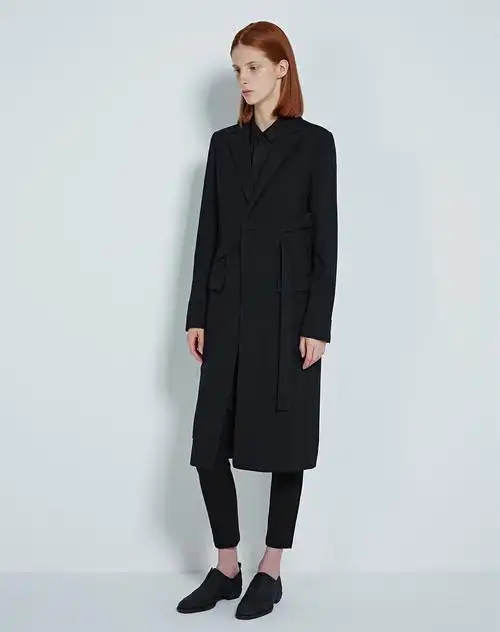 江南布衣jnby特卖旗舰店通勤设计感翻领长款西装外套5g821041001_唯品