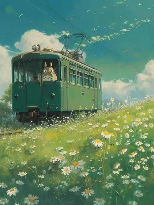 治愈系插画 | 宫崎骏的夏天    #二次元新鲜事##某某壁纸
