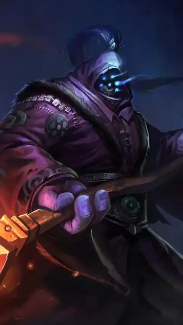 2k手机竖屏分辨率750x1334英雄联盟武器大师贾克斯皮肤13壁纸