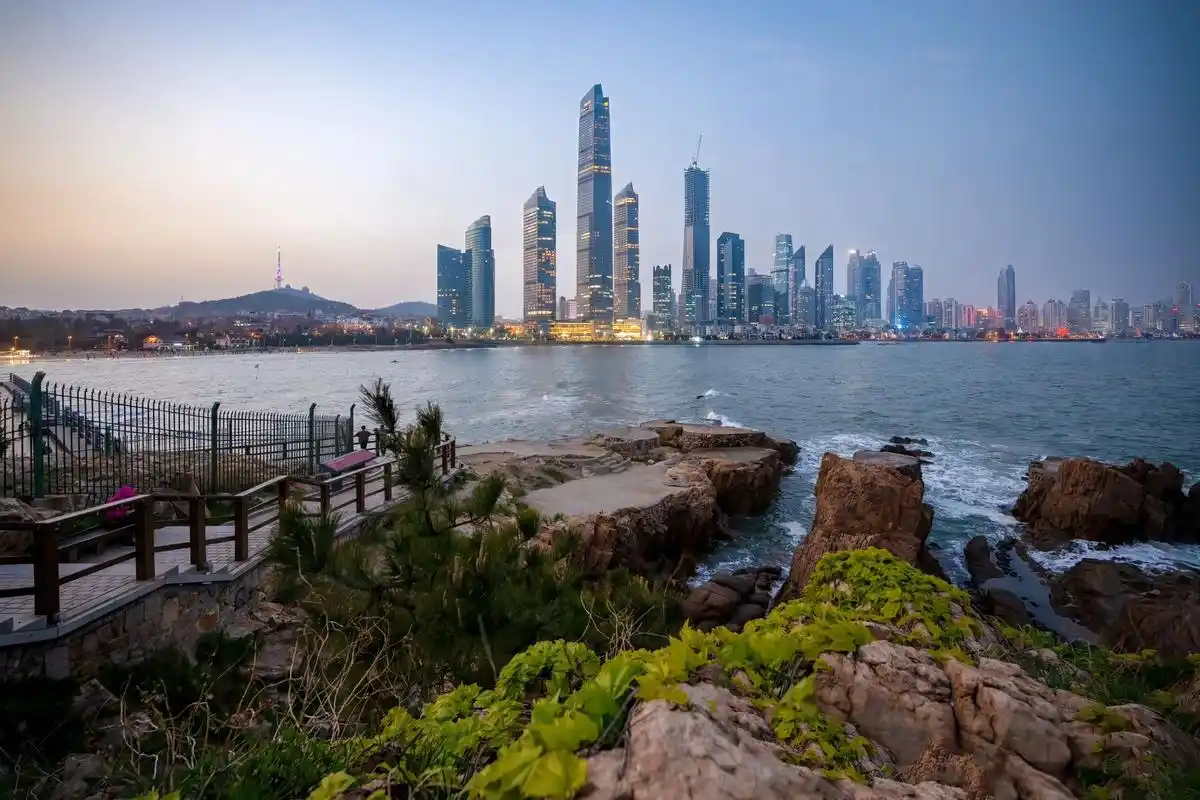 青岛摄影15换个视角拍摄青岛浮山湾!