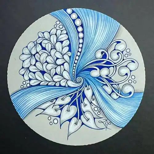 趣味创作简单的创意线描装饰一支笔画出超精致的作品让你烦躁的心瞬间