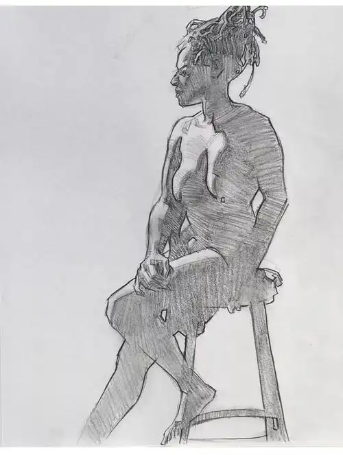 一组超赞的素描人体