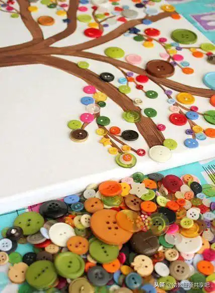 扣子图片大全(亲子手工)