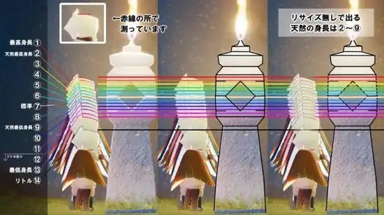 光遇身高对比图一览