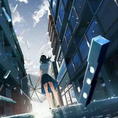 动漫背影女凄凉意境伤感孤独忧伤动漫女生图片