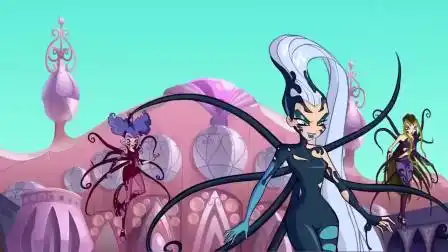 魔法俏佳人:三妖后来到派对现场,还为黛芬妮带来礼物,是啥呢