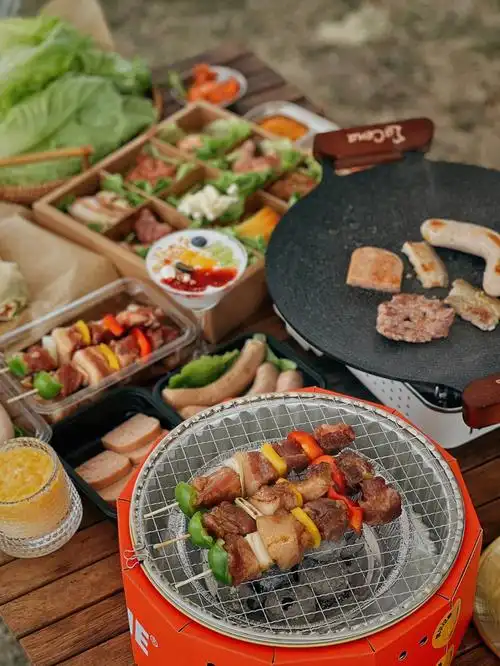 911596020709九宫格烤肉:黫黫在家一次性烤炉:punchline