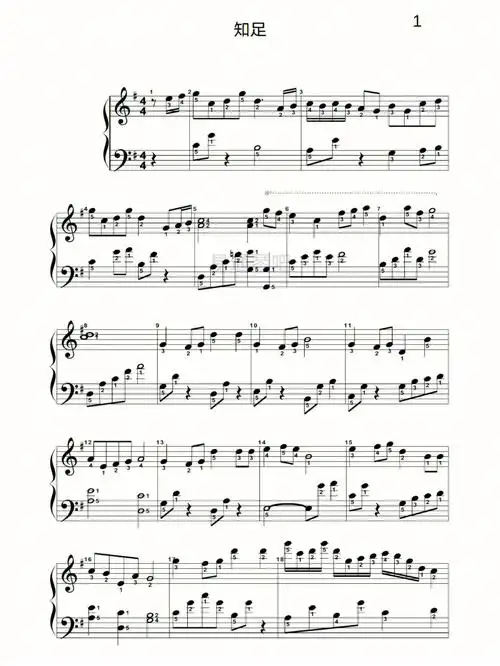 钢琴  #钢琴指法  #钢琴谱