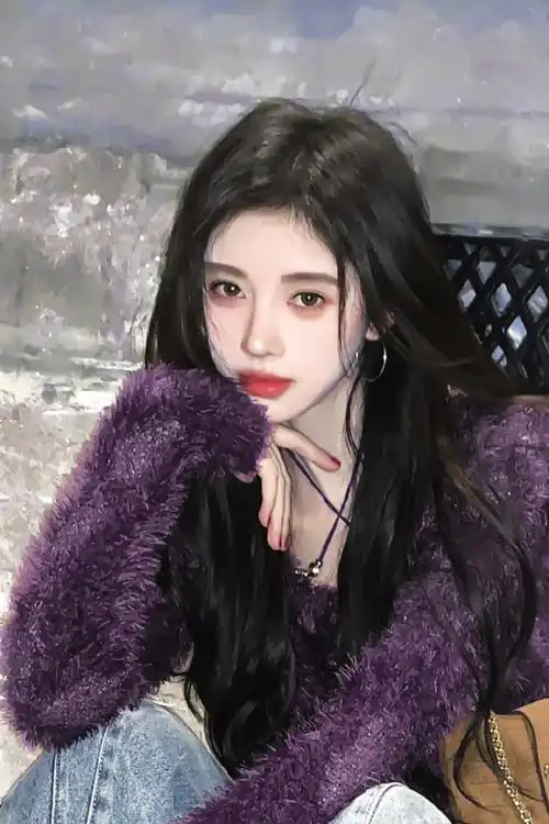 鞠婧祎紫葡萄少女