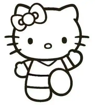 最简单的卡通猫简笔画 简笔画小猫图片