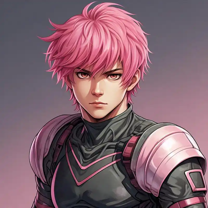 这些粉毛动漫男性角色头像真是太帅了!你喜欢哪一个呢?快来告诉我吧!