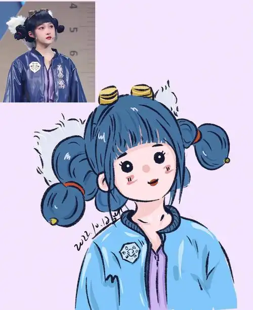 关晓彤照片转可爱头像