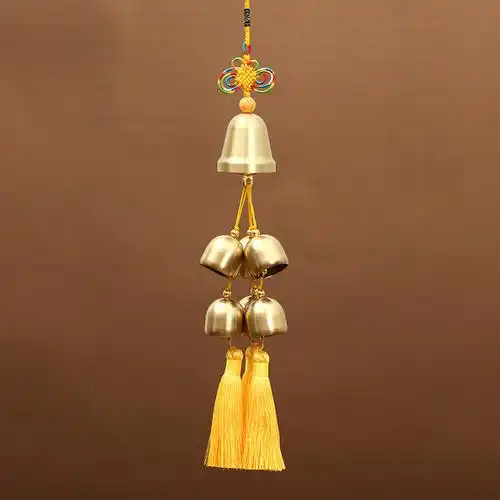 一大六小金属铜风铃纯铜铃铛风铃挂饰家居挂件挂饰装饰工艺品