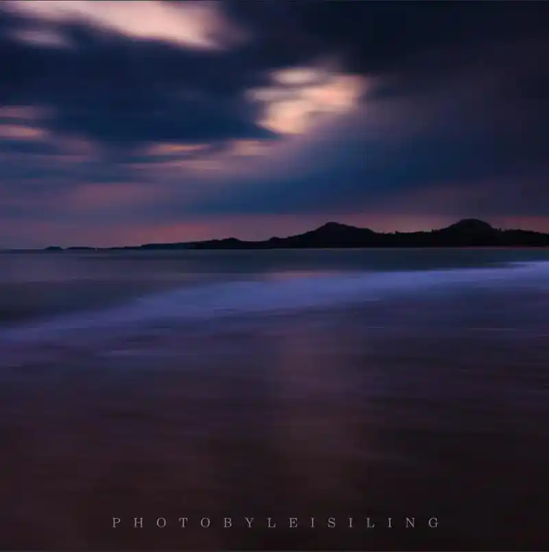 三张海边傍晚作品福建漳州海边拍摄