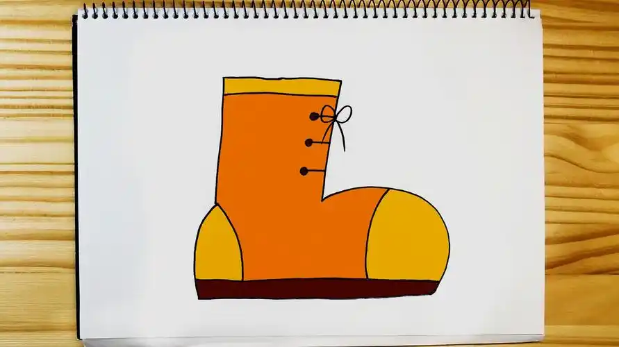 亲子儿童简笔画 用数字17就能画大头鞋,快来试试吧!