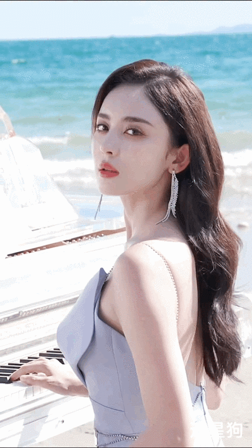 古力娜扎在海边这套图真的可以美哭我