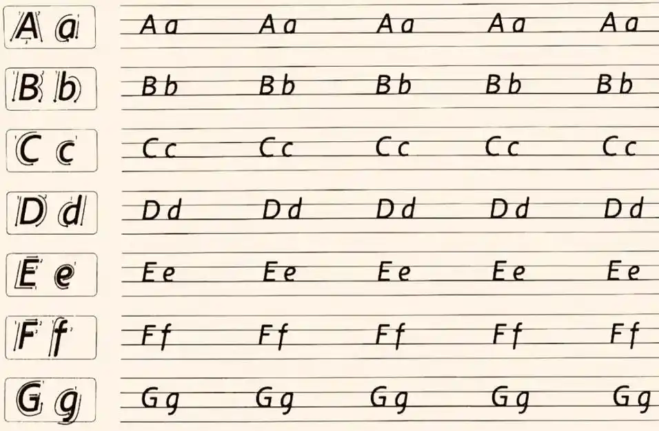 一起练习26个英文字母的衡水体写法.好的字体给人赏心悦目的感 - 抖音