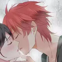 二次元男女cp接吻头像_微信头像图片大全