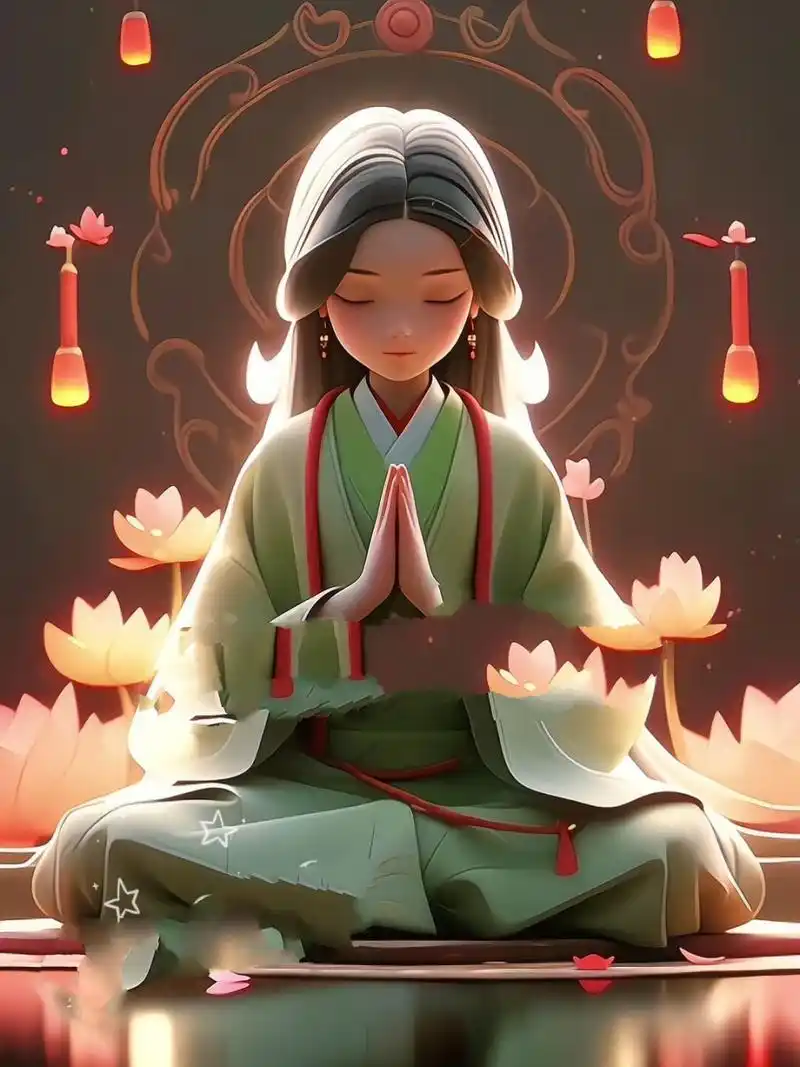 修行佛系女头 人生就是一场修行,我们要学会放过自己,凡事不用太较真