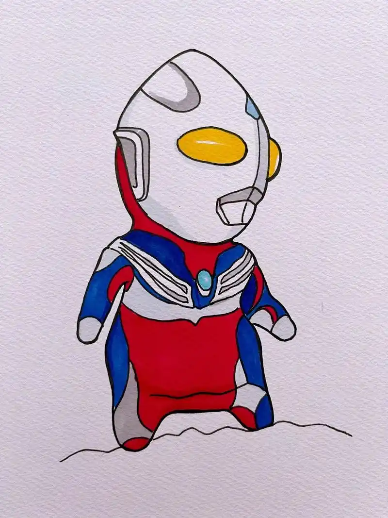 0基础画奥特曼95,到底有多简单6015