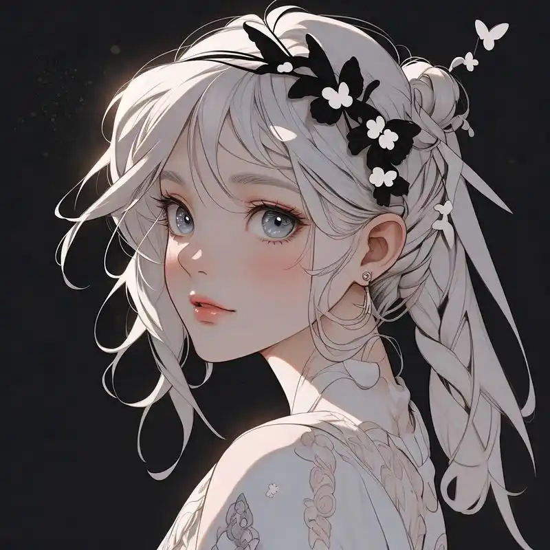 精选女生漫画头像94