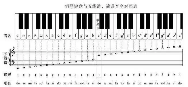 儿童五线谱入门基础教程(五线谱入门基础教程音符)