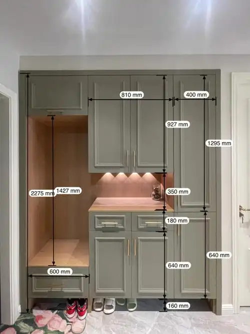 装修干货你们要的鞋柜尺寸图来啦