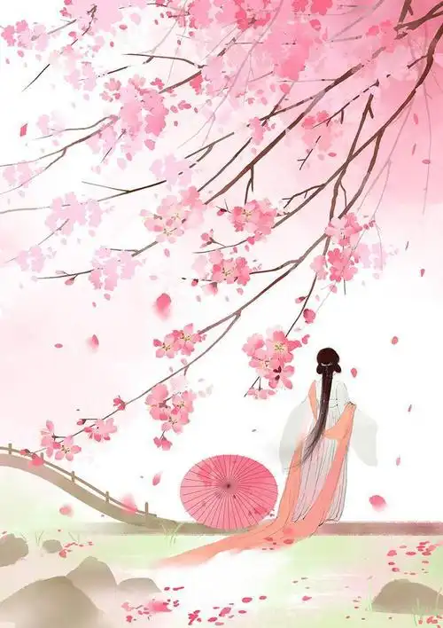 古风美女背影壁纸青衫烟雨客似是故人来