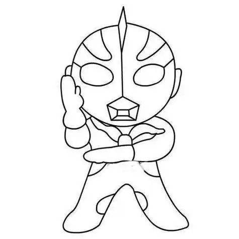 简笔画赛罗奥特曼儿童卡通简笔画奥特曼打怪兽简笔画奥特曼剧场版!