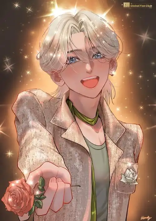 蔡徐坤  afterglow-蔡徐坤    手绘┊@backgroundonly.展开全文