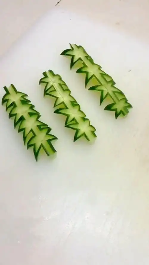 黄瓜新切法,有没有很简单