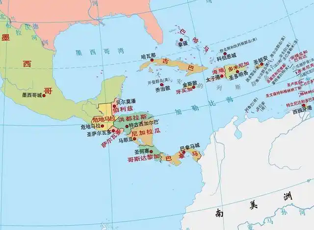 哥斯达黎加位置图