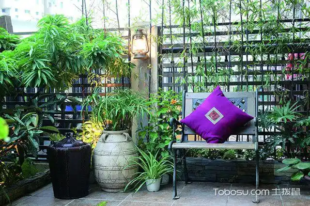 小花园设计效果图,生活中需要一个美丽的小花园