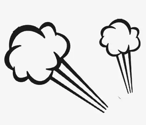 水蒸气简笔画卡通版