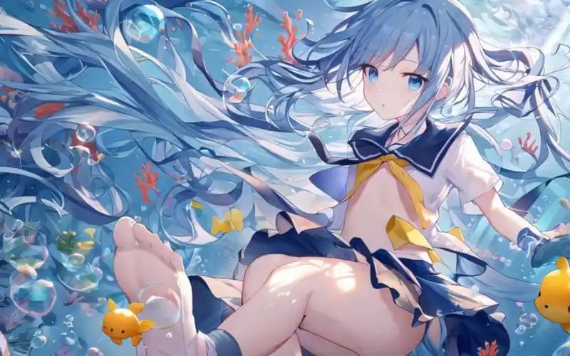 【ai绘画】唯美向|深海少女