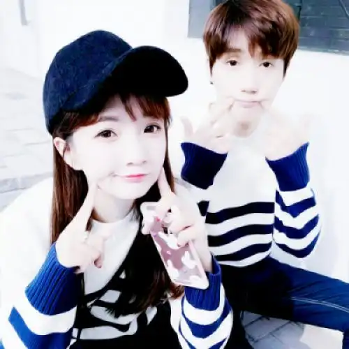 幸福双人情侣头像图片