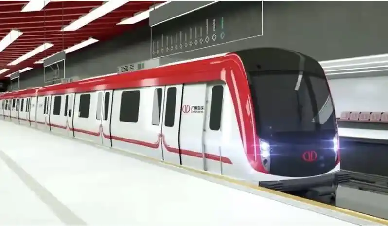 广佛地铁新增购列车上线运营 "佛山红"柔和吸睛-佛山楼讯