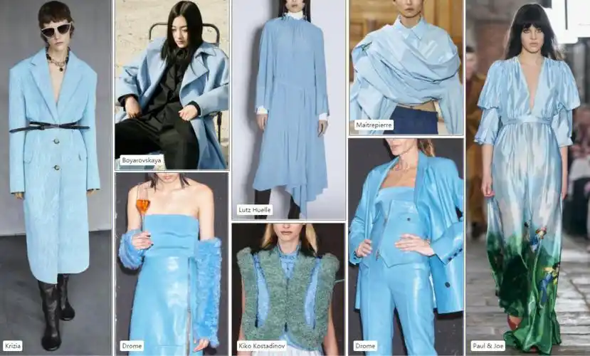 202223秋冬女装色彩分析无限蓝2