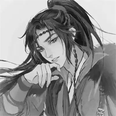 古风头像黑白男 高冷帅气的古风头像男仙风道骨黑白图片_男生动漫头像