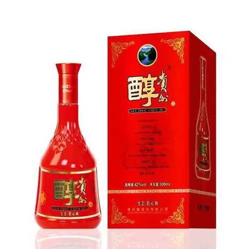 贵州醇白酒 42度生态匠心红贵500ml礼盒装纯粮食酒浓香型白酒